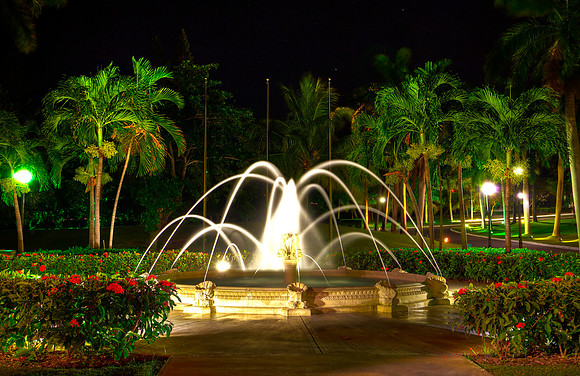 Fountain at Hilton Hotel at Rose Hall