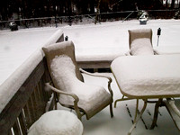 on the back deck