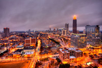 Misty Downtown Atlanta in Photomatix