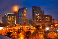 Misty Downtown Atlanta in Photomatix