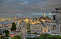 COIT Tower in the upper right